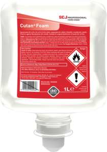 1 Litre Deb Cutan Foam Complete Alcohol Hand Sanitiser Pump Cartridge Pack - CFS39H